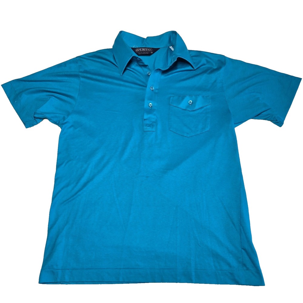 Puritan Men's Polo Shirt - Vibrant Blue